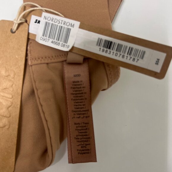 Skims Fits Everybody T-Shirt Strapless Bra Sienna Color Size 32DD - Picture 4 of 6